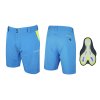 Kraťasy Force  BLADE MTB odn. vložka, modrá
