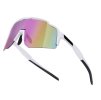 Brýle FORCE STRIVE bílé, fialovo-žluté zrc. sklo