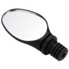 Zpětné zrcátko FORCE plastové do řidítek, černé