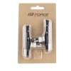 Force Špalky pro V-brzdy výměnné černá-šedá