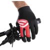 Rukavice FORCE MTB POWER, černo-červené