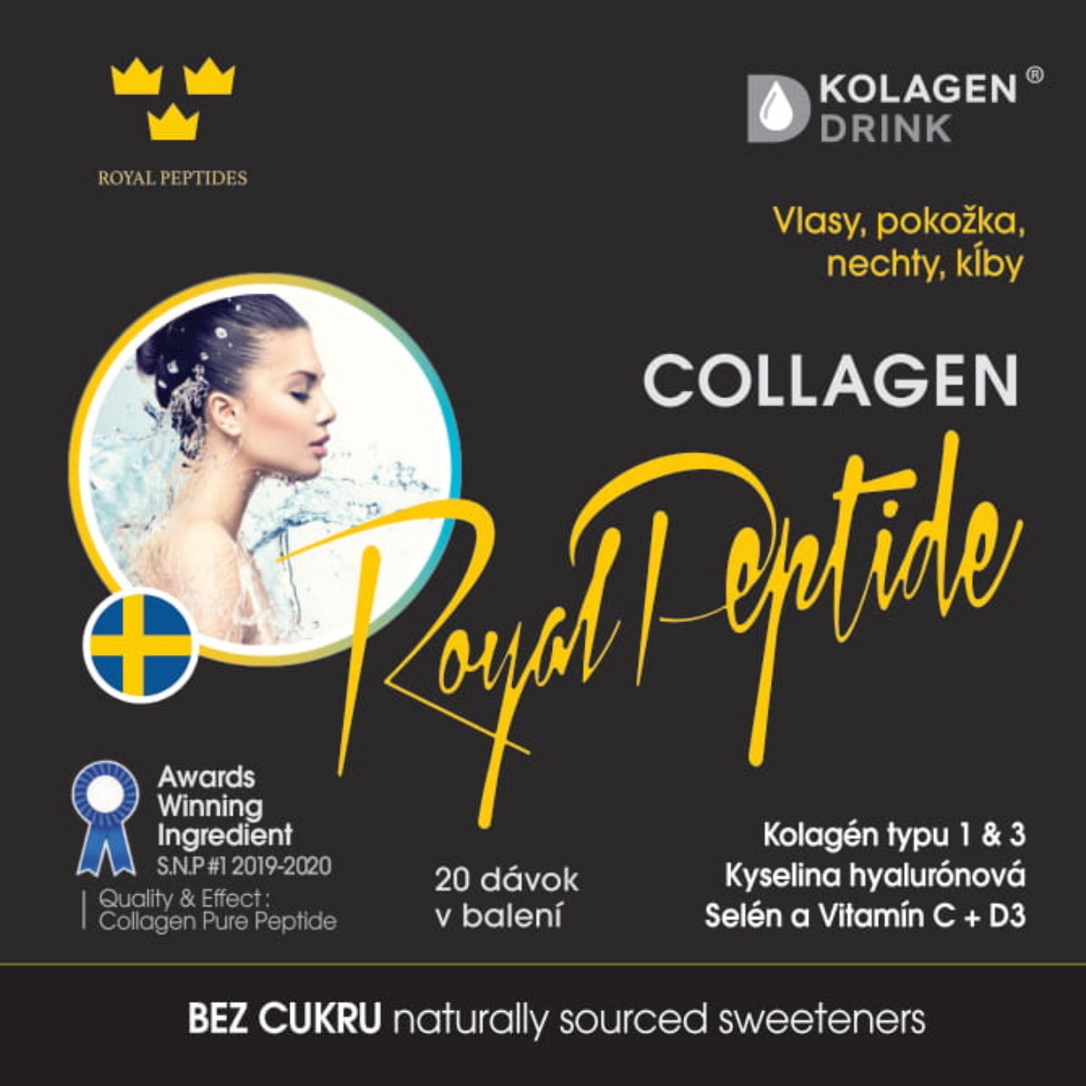 COLLAGEN ROYAL PEPTIDE hydrolyzovaný RYBÍ KOLAGEN 500ML: nejvyhledávanější KOLAGEN NA TRHU A MY VÁM vysvětlíme PROČ