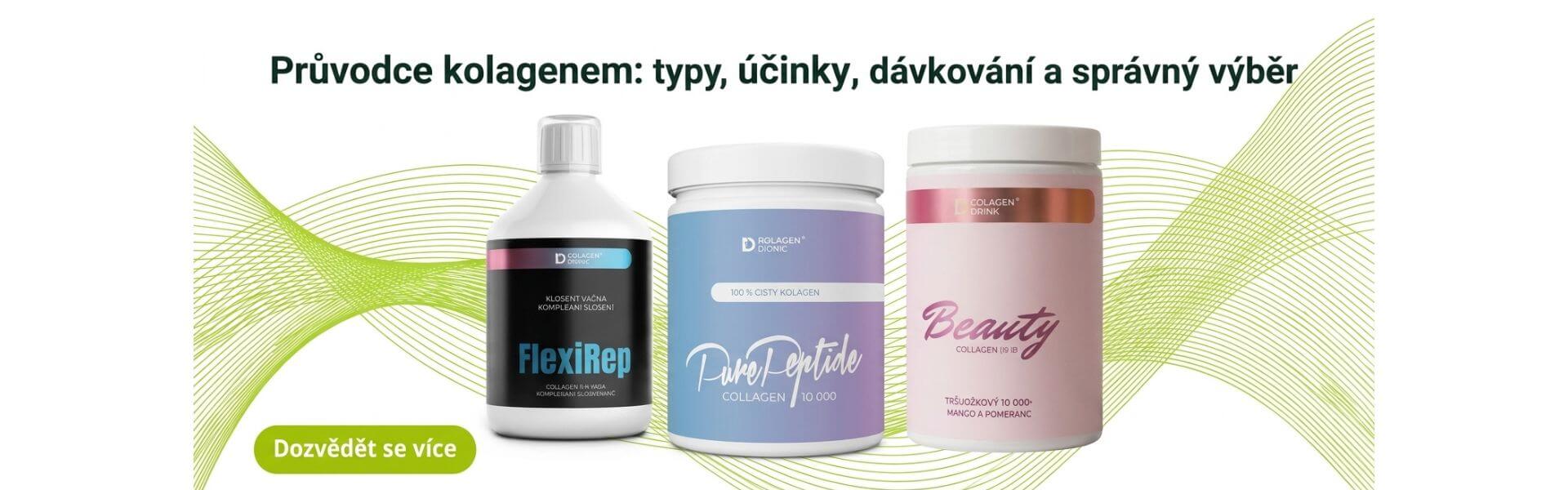 Průvodce kolagenem - typy, účinky, dávkování a správný výběr