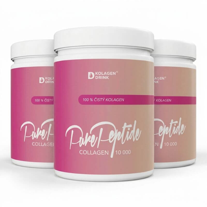 90denní program COLLAGEN 10 000 PURE PEPTIDE hydrolyzovaný hovězí kolagen 3×300 g
