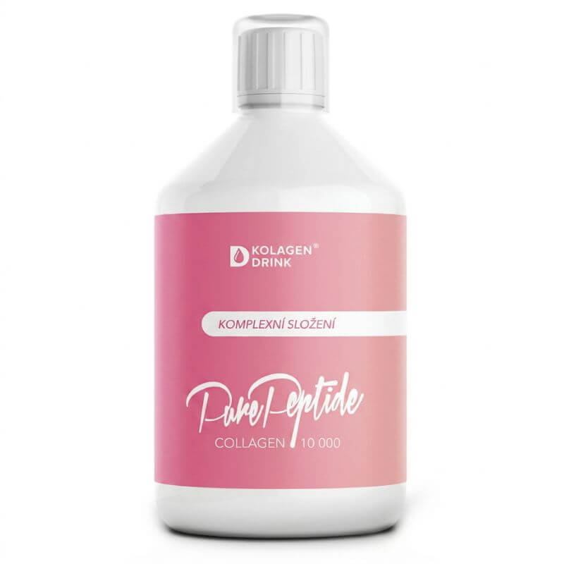 COLLAGEN 10 000 PURE PEPTIDE hydrolyzovaný hovězí kolagen 500 ml jedno balení