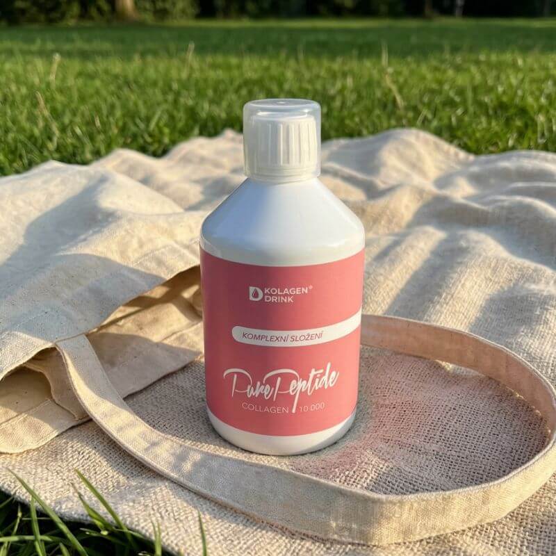 60denní program COLLAGEN 10 000 PURE PEPTIDE hydrolyzovaný hovězí kolagen 3×500 ml komplexní složení