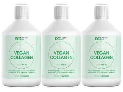 KolagenDrink Active Vegan Collagen 3x500ml