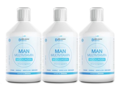 KD MAN multivitamín 3x500ml