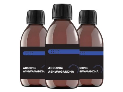 3x ABSORBii ASHWAGANDHA 200 ml