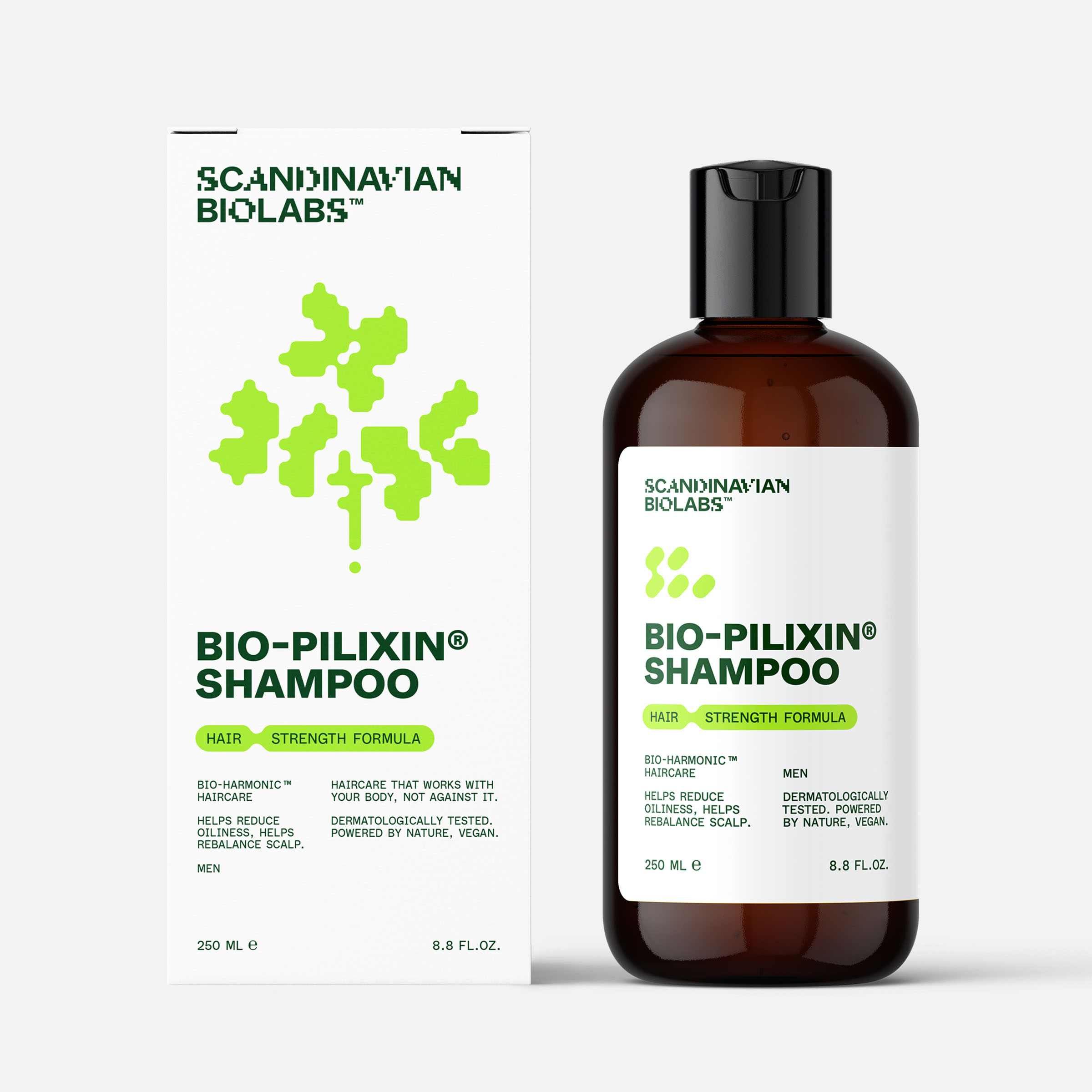 Scandinavian Biolabs® Bio-Pilixin® Šampon pro posílení vlasů pro muže 250 ml