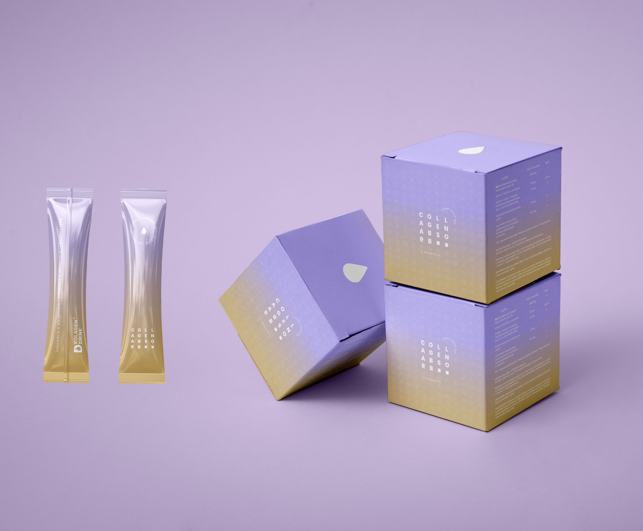 KolagenDrink 90-denní program ABSORB COLLAGEN lipozomální třísložkový kolagen z volně žijících ryb