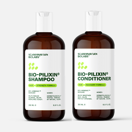Scandinavian Biolabs® Bio-Pilixin® Šampon a Kondicionér na obnovu vlasů pro ženy 250 ml + 250 ml