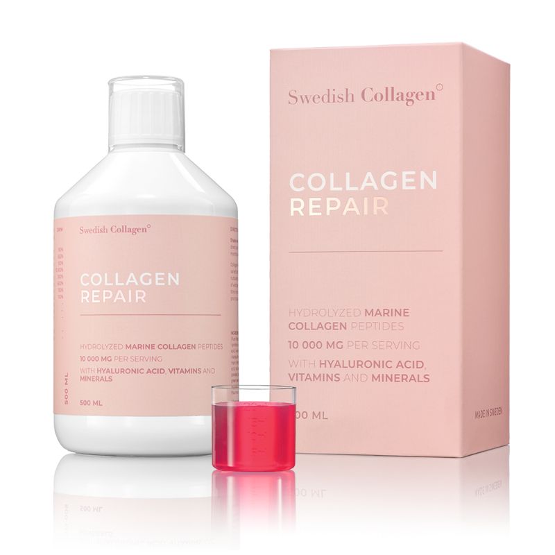 Swedish Collagen Collagen Repair hydrolyzovaný mořský kolagen s HA ​​500 ml