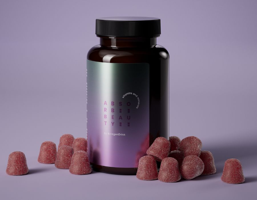 KolagenDrink ABSORBii Beauty aktivní lipozomální výživa na vlasy 30 gumíků