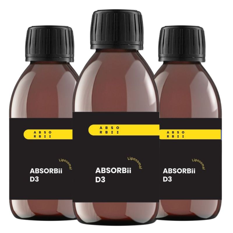 3× ABSORBii D3 lipozomální vitamin 200 ml