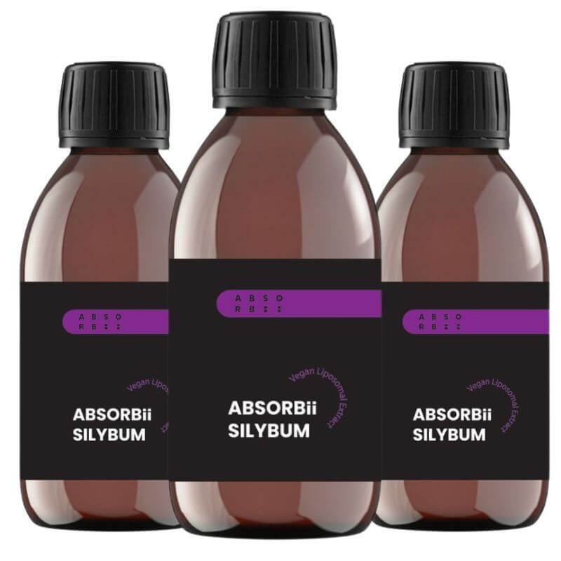 3x ABSORBii Silybum lipozomálny pestrec mariánsky 200 ml