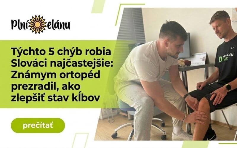 Ortopéd radí pri bolesti kĺbov a starostlivosti o pohybový aparát