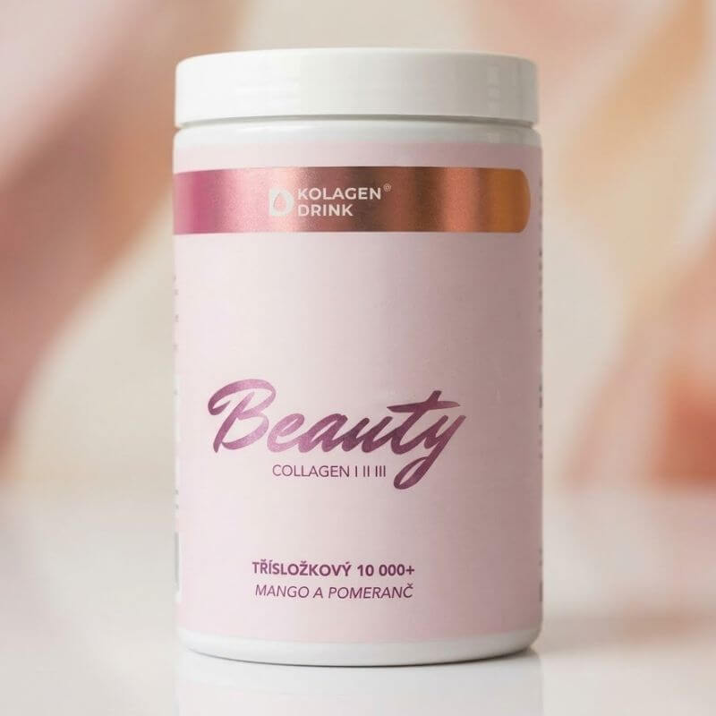 KolagenDrink Collagen Beauty trojzložkový hydrolyzovaný kolagén typu I, II a III