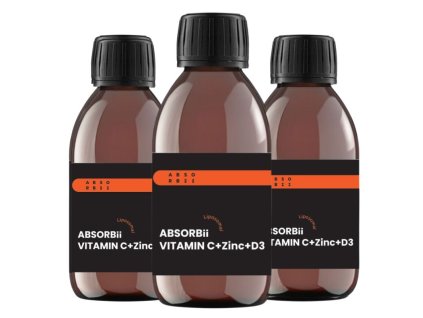 3x ABSORBii C Zinc D3 200 ml