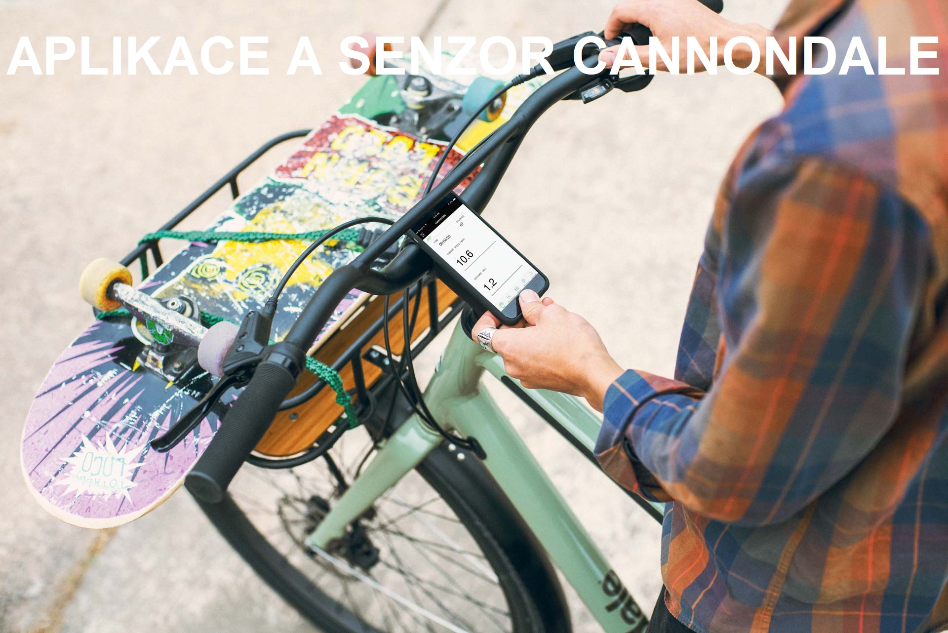 Aplikace a senzor Cannondale