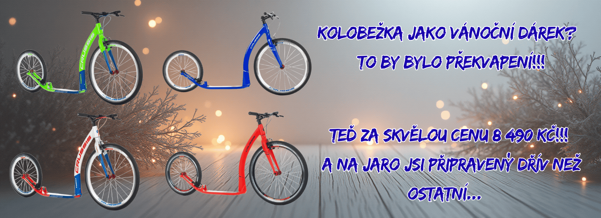 Výprodej koloběžek