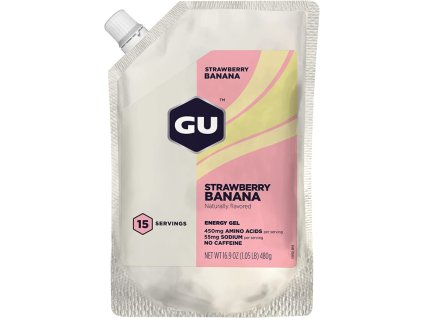 gu gel strawberry banana 480g big