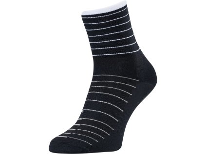 silvini ponozky cyklisticke bevera black white 36 38