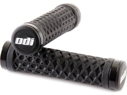 Gumové gripy MTB ODI VANS Lock-On – Black  MTB gumové gripy s Lock-On objímkami