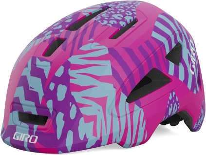 Přilba GIRO Scamp II mat pink animal vel.: S (49-53 cm)