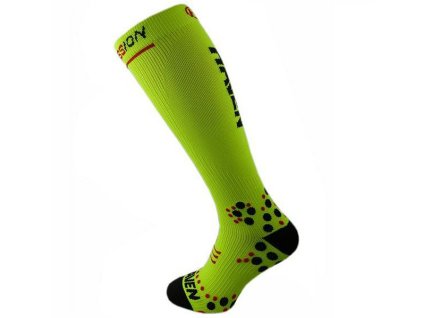 haven compressive socks yellow black 1