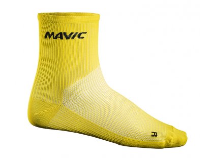 Mavic Cosmic Mid Sock yellow mavic