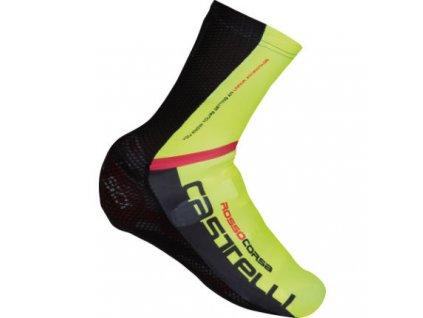 Castelli Aero Race Over Shoes Overshoes Black Yellow Clearance CS160313212