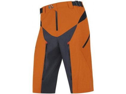 GORE Fusion 2.0 Shorts+ Blaze Orange/Raven Brown
