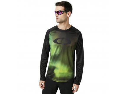 Oakley MTB LS Tech Tee Aurora Borealis 1