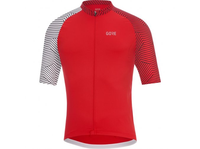 GORE C5 Optiline Jersey-red/white front
