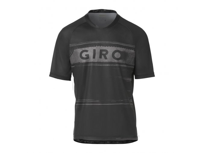 GIRO Roust Jersey Black Charcoal Hypnotic
