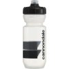 CANNONDALE Texture Gripper Bottle black/white  Lehká cyklistická lahev 0,6 l s vysokoprůtokovým uzávěrem, texturovaným povrchem a minimalistickým designem
