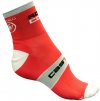 castelli rosso corsa 9 socks red white large x large 168667