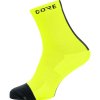 GORE M Mid Socks neon yellow black