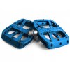 e thirteen base flat pedal composite body 22 pins blue