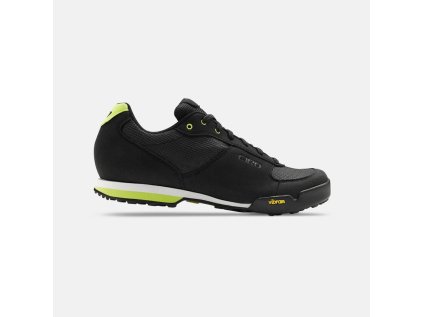 giro petra vr womens dirt shoe black wild lime profile