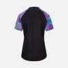 giro roust jersey womens dirt apparel black chromadot ghosted back