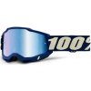 100% Brýle ACCURI 2 Goggle Deepmarine Mirror Blue Lens