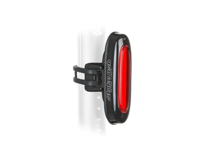 AUTHOR Světlo zad. A-Stake USB 40 lm  (černá/čiré-sklo)
