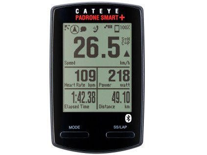 CATEYE Cyklopočítač CAT Padrone Smart+ (SC100B)  (černá)