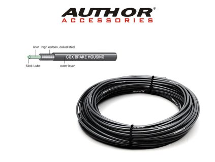 AUTHOR Bovden brzdový ABS-Bb-Cgx 5mm  (černá)
