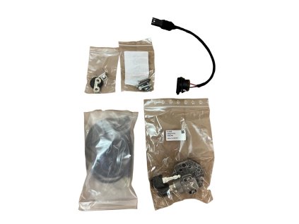 Drziak baterie BMZ V10 Panasonic+kabel+zamek AXA (611026)