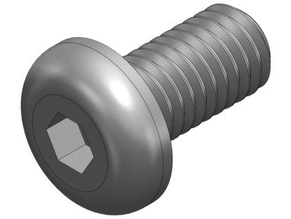S_1188 - Screw_ISO 7380_M5x10 black