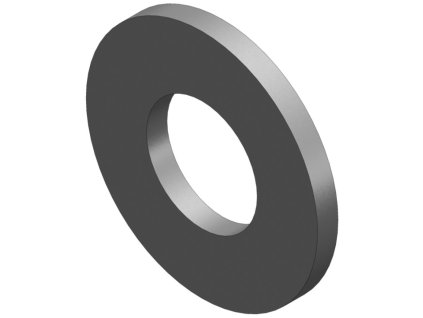 W_1243 - Washer_DIN 125A_M4 black