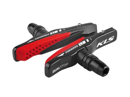 Brzdové gumičky KLS DUALSTOP V-01 cartridge (pár)